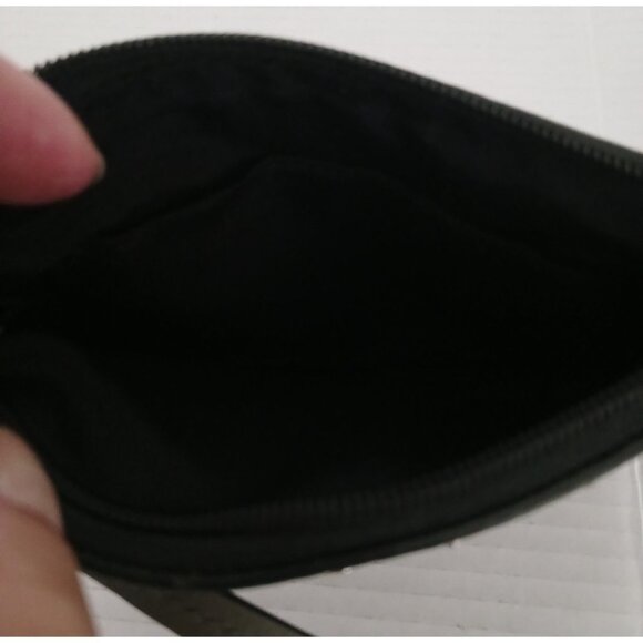 Coach Leather Snakeskin Design Wristlet Logo Bag Purse - Picture 8 of 12